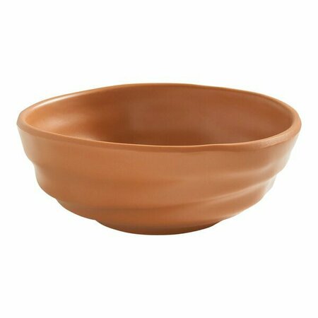 AMERICAN METALCRAFT Marra 13 oz. Terracotta Round Melamine Bowl 124MRB13TC